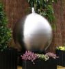 65cm bol fontein van geborsteld roestvrij staal met LED-licht